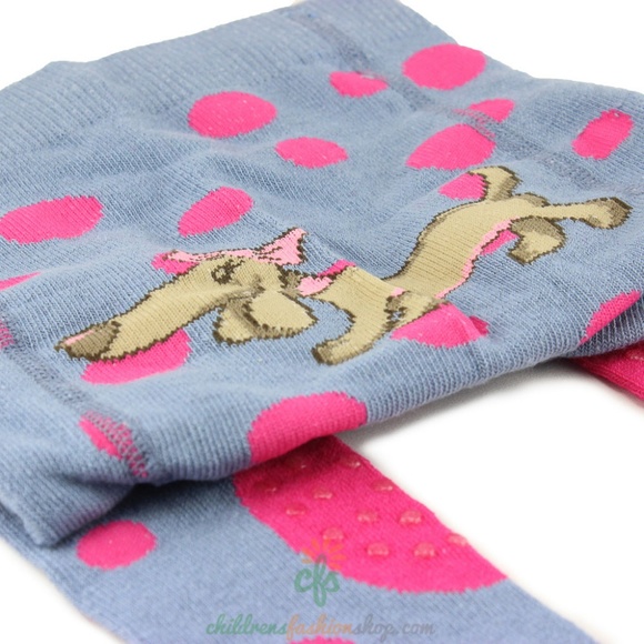 Girls Cotton Crawling tights with Anti Slip RA25D - Picture 2 of 2